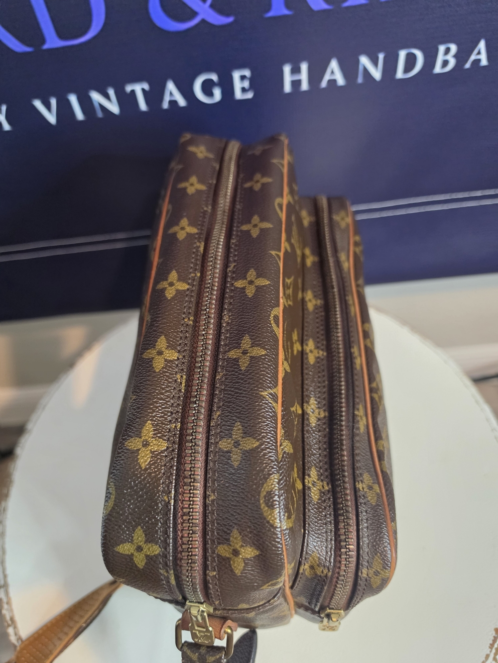 Louis Vuitton Monogram Canvas Toiletry Bag in Brown and Tan - Picture 5 of 12